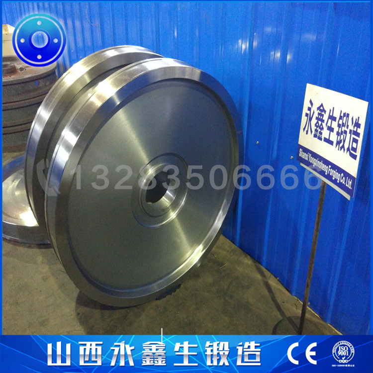 鍛造渣包車車輪鍛件